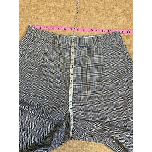 USA Made Lord Isaacs High Waist Pleated Pants Gray Tweed sz s - Picture 4 of 8